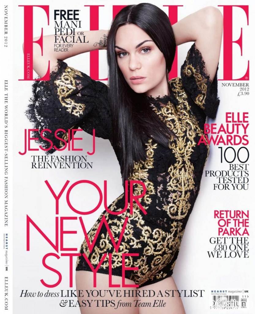 Jessie J @ Elle UK November 2012