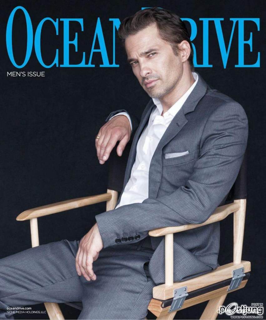 Olivier Martinez @ Ocean Drive Magazine October 2012