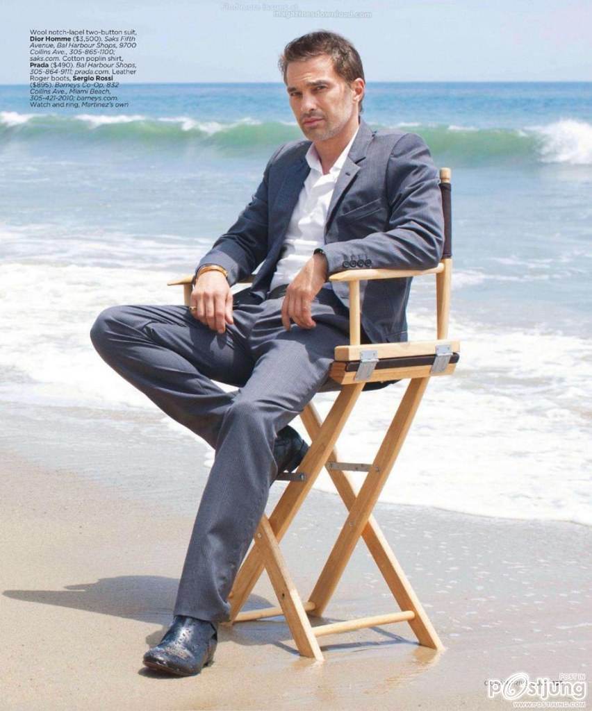 Olivier Martinez @ Ocean Drive Magazine October 2012