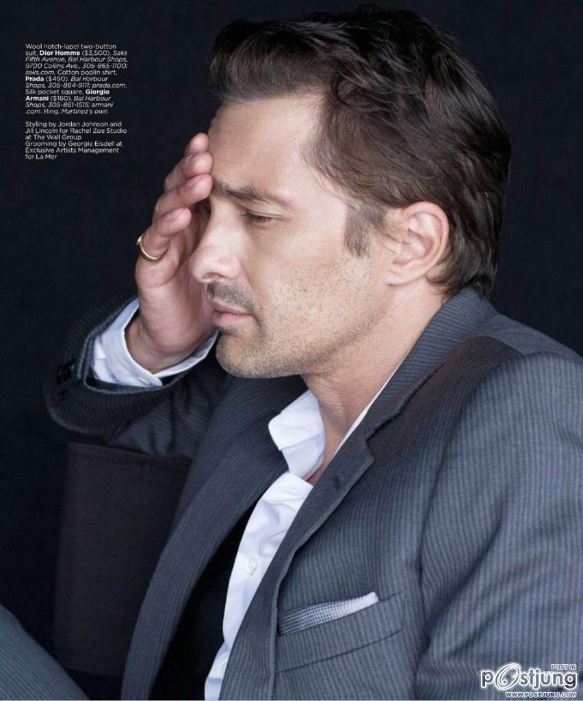 Olivier Martinez @ Ocean Drive Magazine October 2012