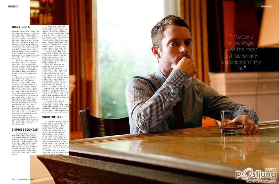 Elijah Wood @ Status Magazine October 2012