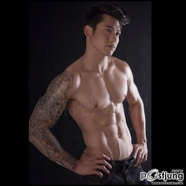 จัดเต็มกับตี๋สุดล่ำ โน้ต นพพร จาก instagram