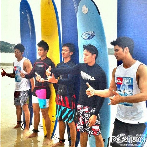 จัดเต็มกับตี๋สุดล่ำ โน้ต นพพร จาก instagram