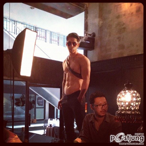 จัดเต็มกับตี๋สุดล่ำ โน้ต นพพร จาก instagram