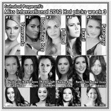 กระแสโพล Miss International 2012 ประกวดที่ญี่ปุ่น