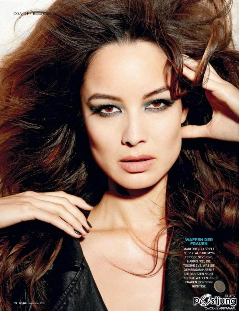 Naomie Harris & Berenice Marlohe @ GQ Germany November 2012