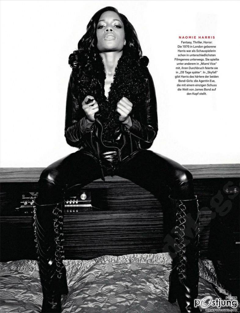 Naomie Harris & Berenice Marlohe @ GQ Germany November 2012