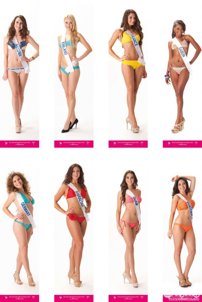 MISS INTERNATIONAL 2012 SWIMSUIT SHOTS