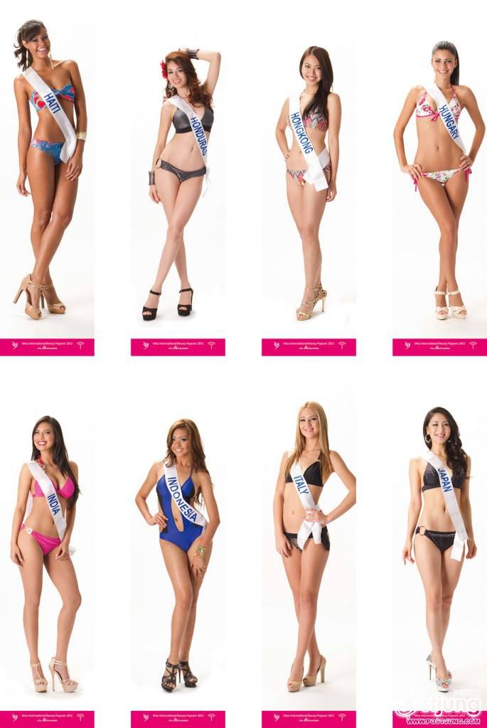 MISS INTERNATIONAL 2012 SWIMSUIT SHOTS
