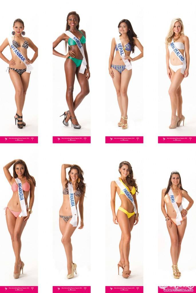 MISS INTERNATIONAL 2012 SWIMSUIT SHOTS