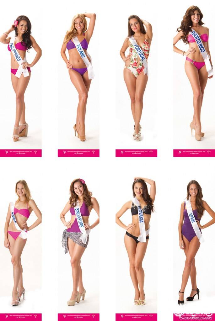 MISS INTERNATIONAL 2012 SWIMSUIT SHOTS