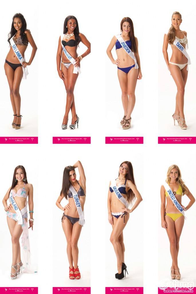 MISS INTERNATIONAL 2012 SWIMSUIT SHOTS