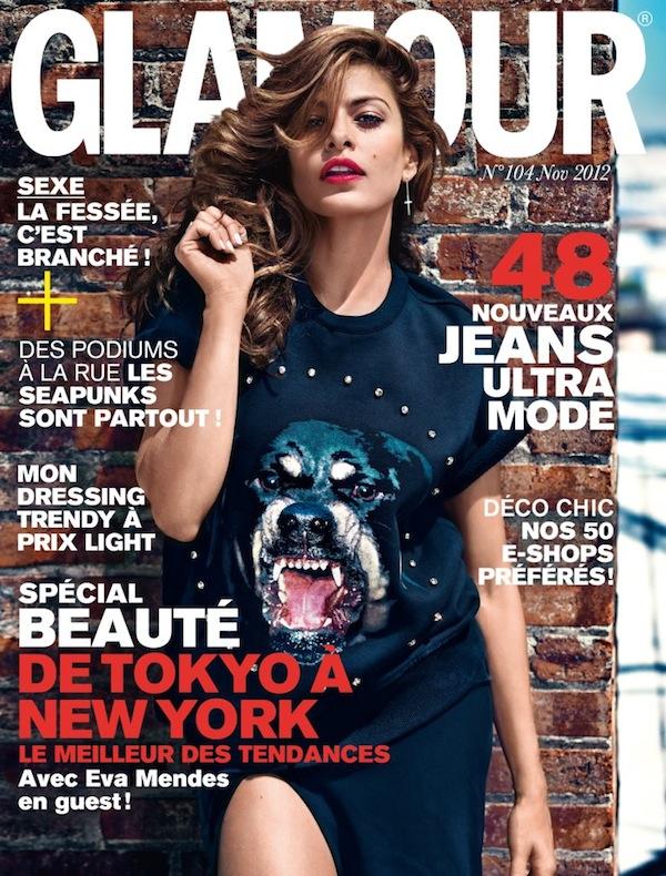 Eva Mendes @ GLAMOUR France November 2012