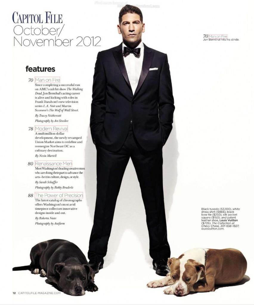 Jon Bernthal @ Capitol File October/November 2012