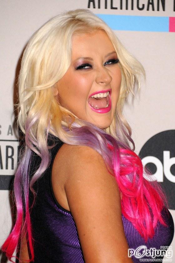 Christina Aguilera @ งานประกาศรายชื่อผู้เข้าชิงรางวัล American Music Awards 2012