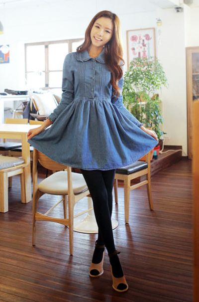 แฟชั่น ชุดเดรสยีนส์เท่ ๆ ที่คอคนรักยีนส์ไม่ควรพลาด