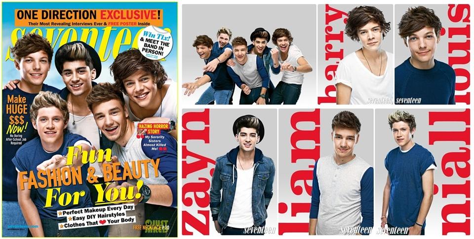 One Direction @ Seventeen November 2012