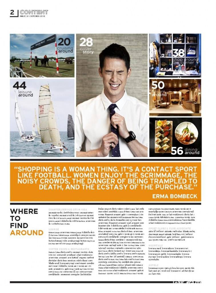 อั๊ต-อัษฎา พานิชกุล @ Around Magazine issue 31 October 2012