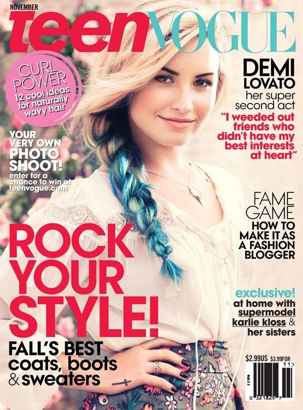 Demi Lovato @ Teen Vogue November 2012