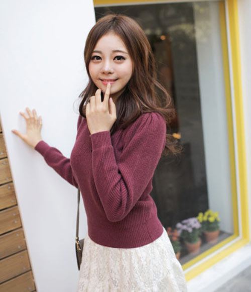 แฟชั่น เสื้อกันหนาวเริ่ดๆ ของสาว