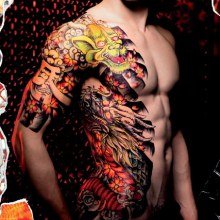 tattoo asian guy