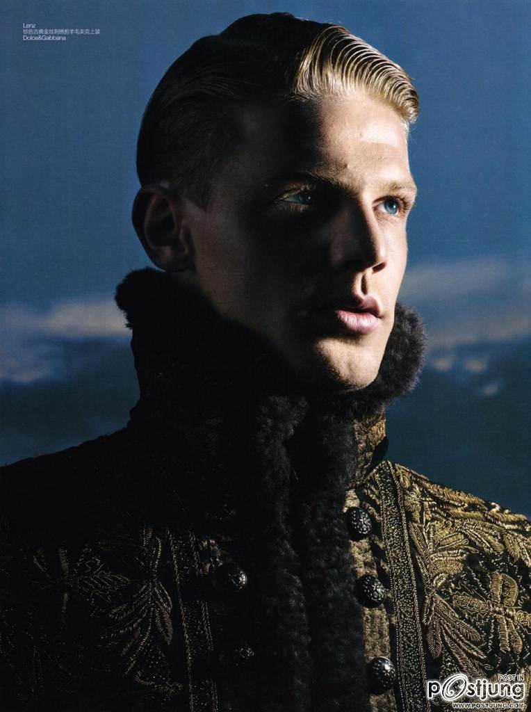 Corey Baptiste, Lenz Von Johnston & Wang Rui @ GQ Style China October 2012