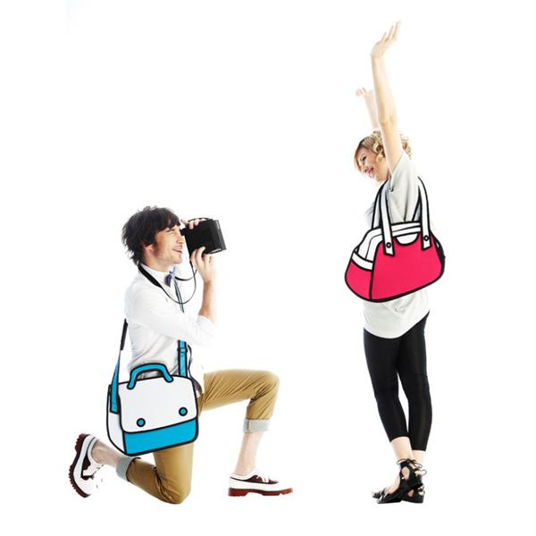 แฟชั่น กระเป๋าสองมิติ เหมือนหลุดมาจากโลกการ์ตูน มาแรง !