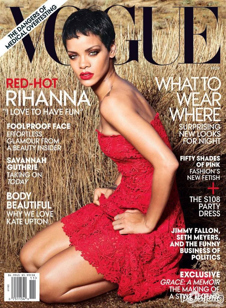 Rihanna @ Vogue US November 2012