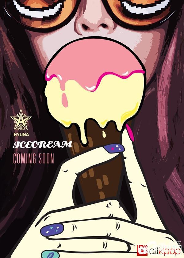 ICECREAM HYUNA COMEBACK 17/10/55