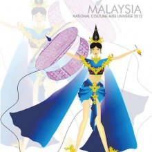 Malaysia's national costume in MU 2012