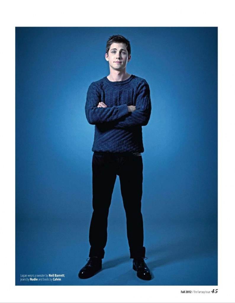 Logan lerman @ FAULT Magazine October 2012