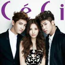 SNSD Seohyun & TVXQ @ CéCi Korea Magazine November 2012