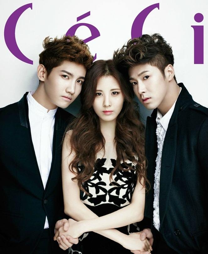 SNSD Seohyun & TVXQ @ C&eacute;Ci Korea Magazine November 2012