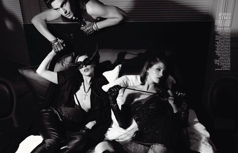 Jon Kortajarena - Kati Nescher & Heidi Mount @ Marie Claire Spain November 2012