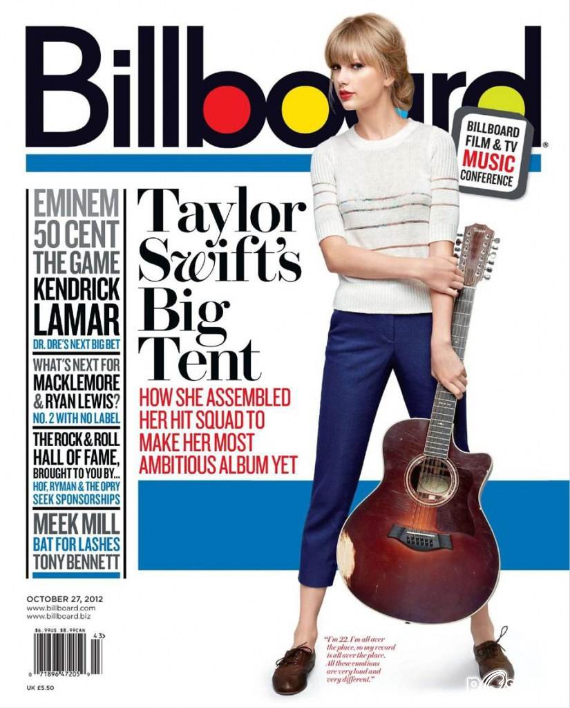  Taylor Swift @ Billboard Magazine October 2012