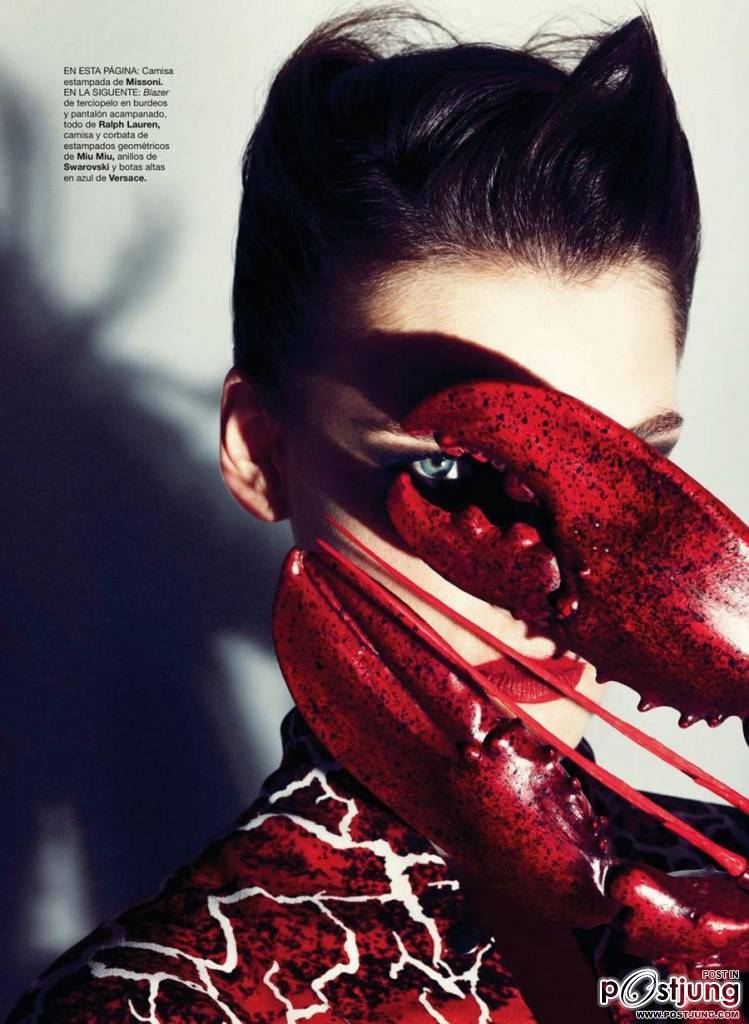 Eugenia Volodina @ Harper's Bazaar Spain November 2012