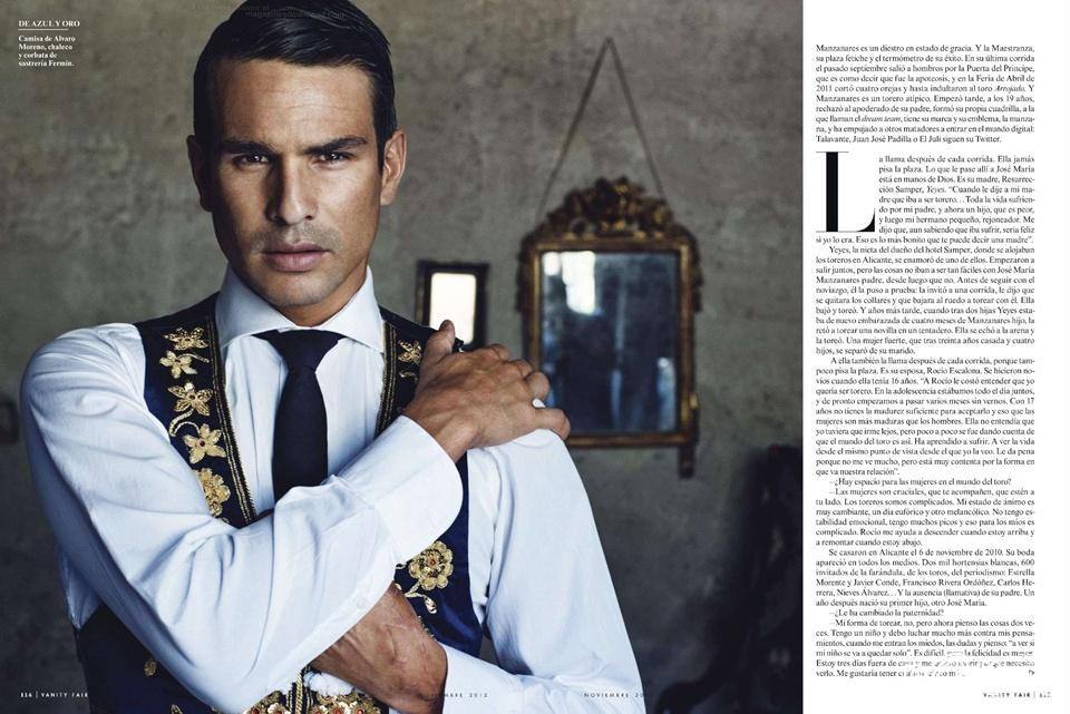 Jos&eacute; Maria Manzanares @ Vanity Fair Spain November 2012