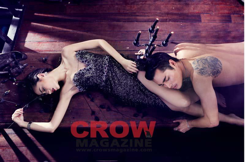 บี-น้ำทิพย์ & ปั้นจั่น-ปรมะ @ CROW MAGAZINE vol.1 no.14  November 2012
