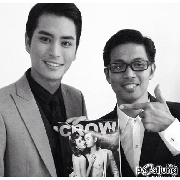 บี-น้ำทิพย์ & ปั้นจั่น-ปรมะ @ CROW MAGAZINE vol.1 no.14  November 2012