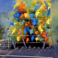 Multicolored Smoke Bombs