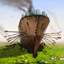 A Separate Reality: New Paintings of Dystopian Worlds by Alex Andreev