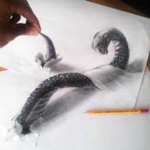 3D Illusion Drawings by Ramon Bruin