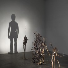 Nihilistic Optimistic: New Shadow Sculptures Built from Discarded Wood from Tim Noble and Sue Webste