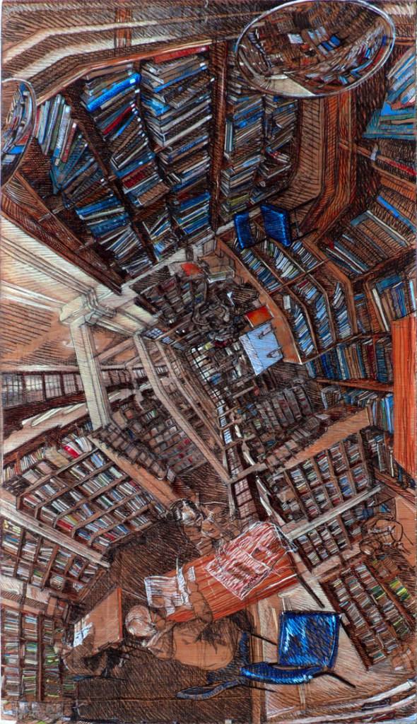 The Next M.C. Escher? The Disorienting Polyhedral Panoramic Perspective Drawings of Rorik Smith