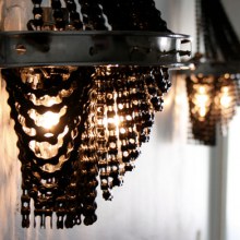 Chandeliers Made from Salvaged Bicycle Parts