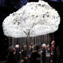 An Interactive Cloud Made of 6,000 Light Bulbs