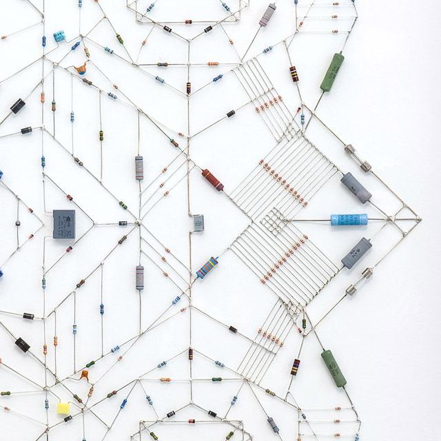 Technological Mandalas Made from Soldered Computer and Radio Components