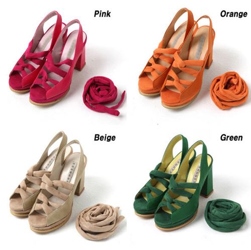 แฟชั่น รองเท้าส้นสูงสีสดใส สวยมั่นได้ แบบสาวอารมณ์ดี