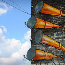 Antenna Telescopes on the Streets of Birmingham, UK