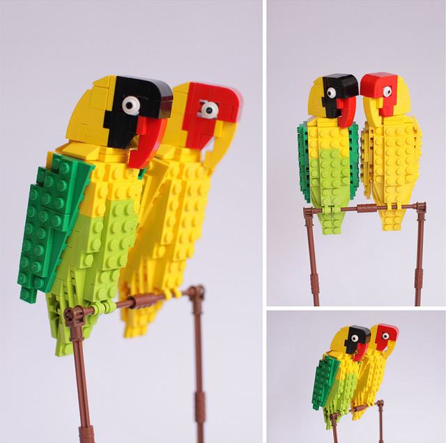 Tropical Lego Birds